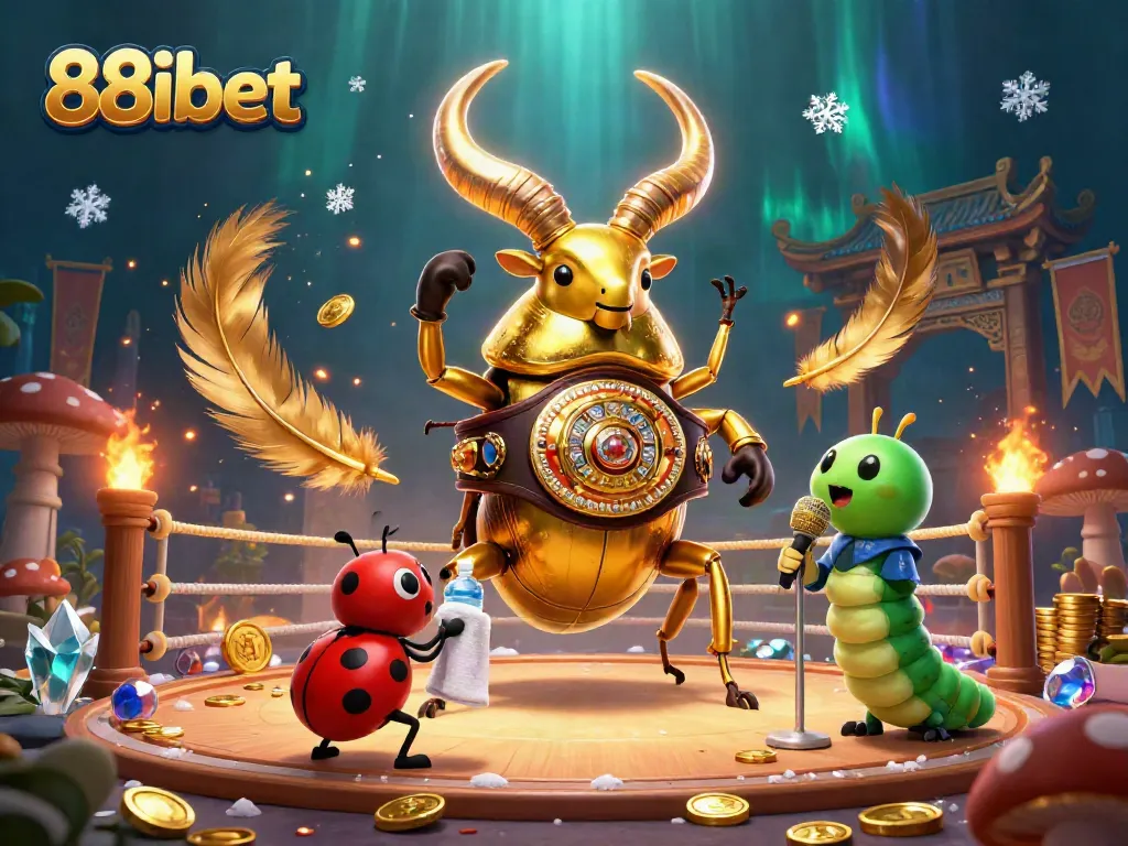 Experience the excitement of 88ibet with a vibrant 3D casino battle scene featuring iconic characters.