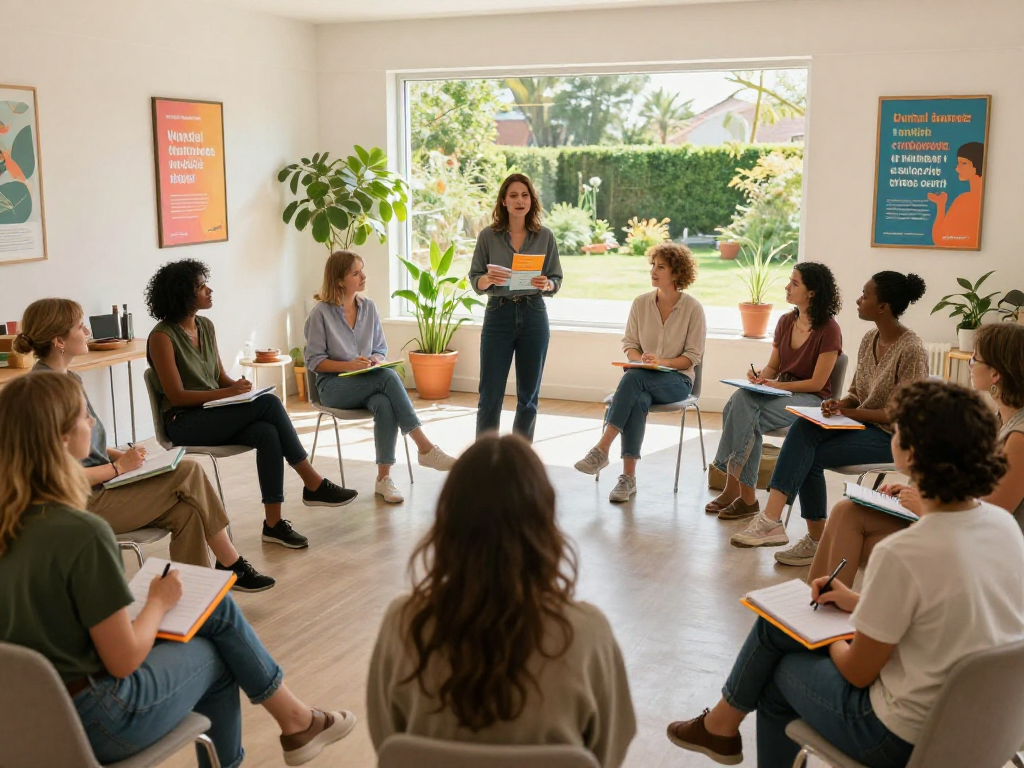 Interactive wellness workshop focusing on rokok88 link alternatif for mental health education.